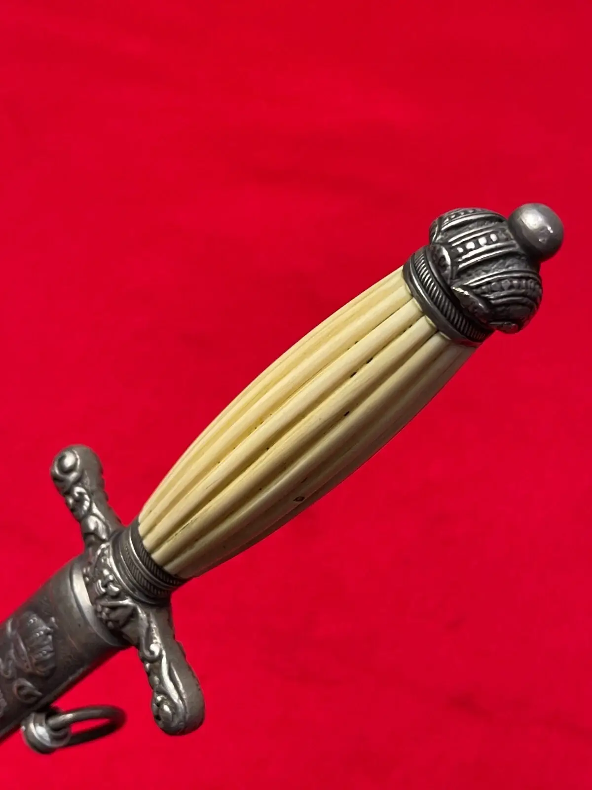 Antique Austria WW1 Navy Officer's Engraved Dagger - 12