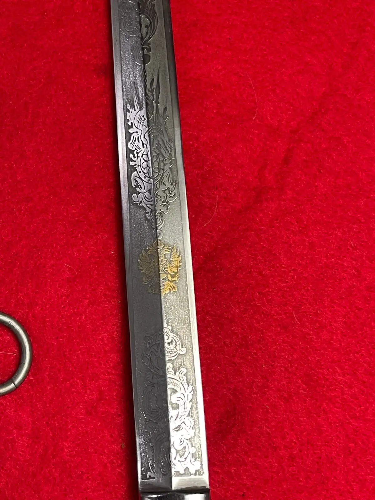 Antique Austria WW1 Navy Officer's Engraved Dagger - 6