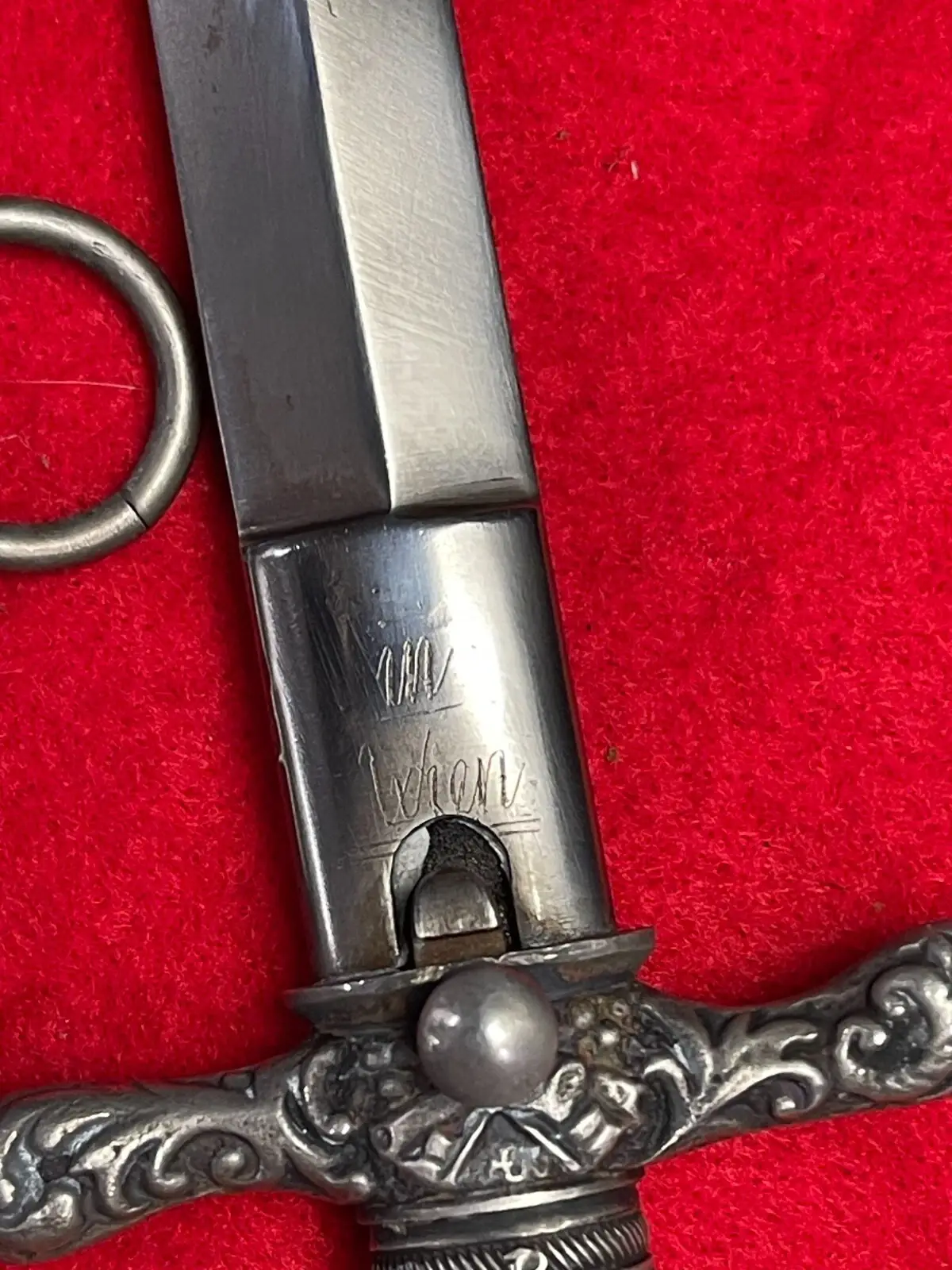 Antique Austria WW1 Navy Officer's Engraved Dagger - 8