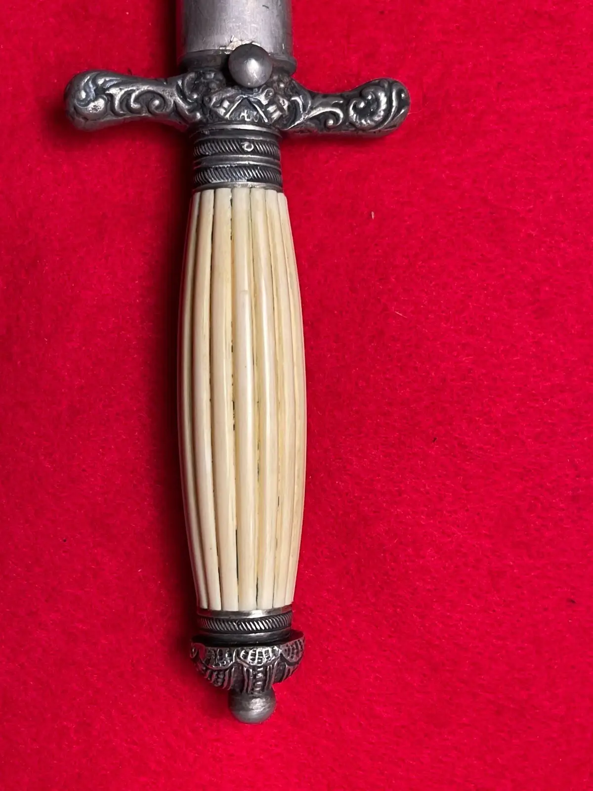 Antique Austria WW1 Navy Officer's Engraved Dagger - 9