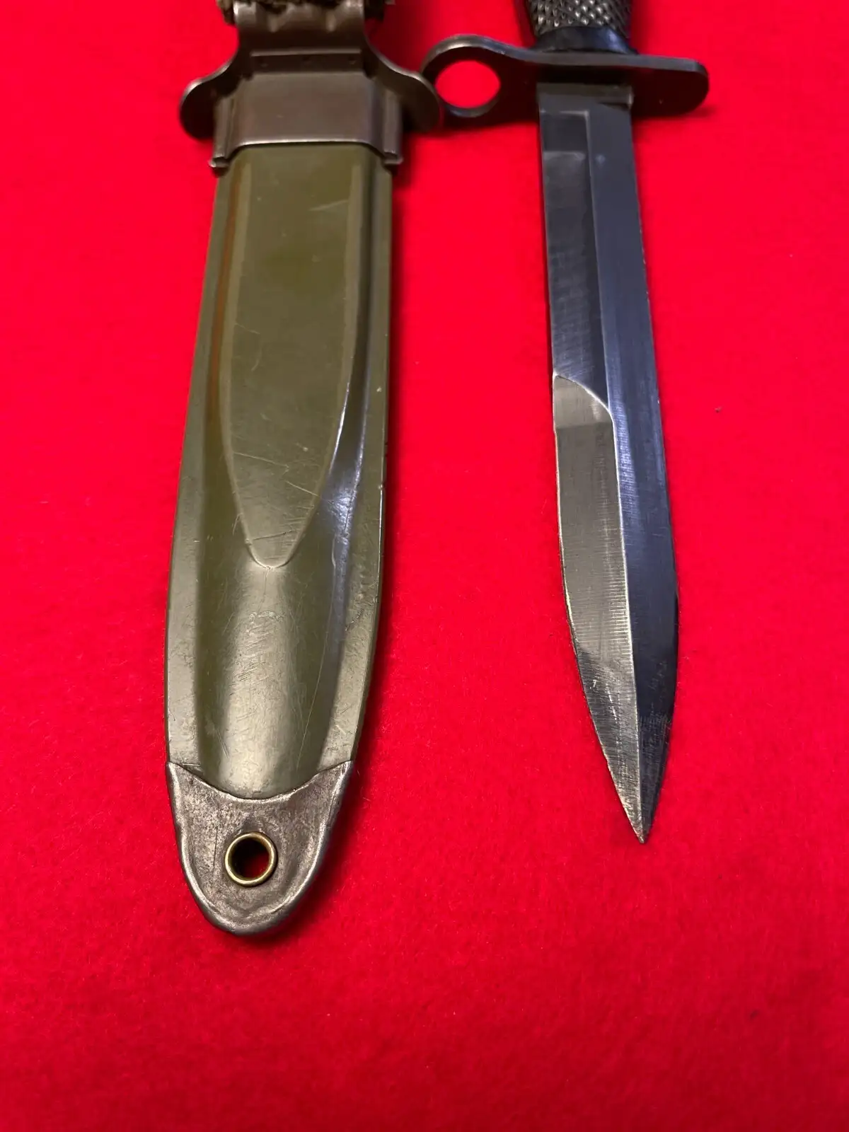US Vietnam Era Conetta Bayonet with Scabbard - View 5