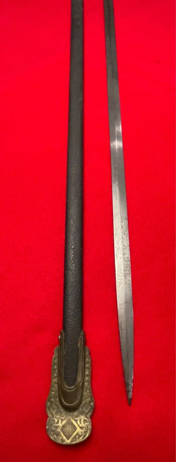 US 19th Century Masonic Knight Head Sword - View 4
