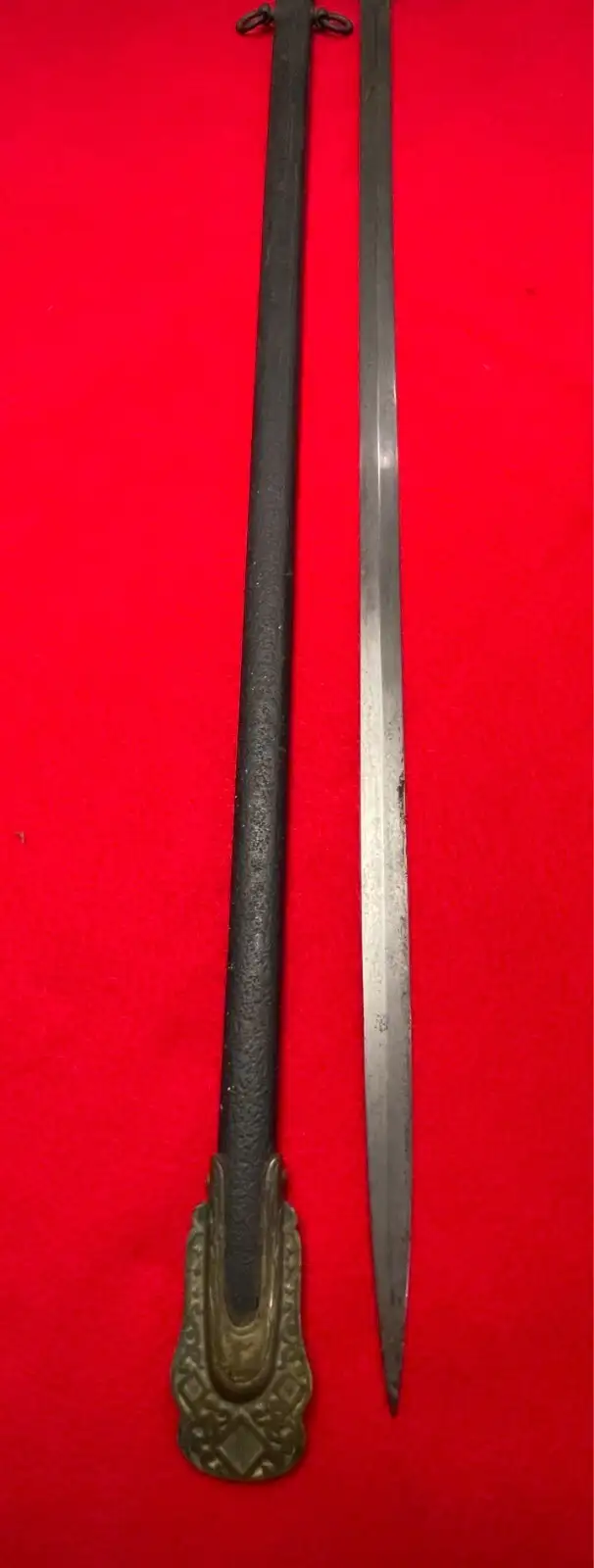 US 19th Century Masonic Knight Head Sword - View 5