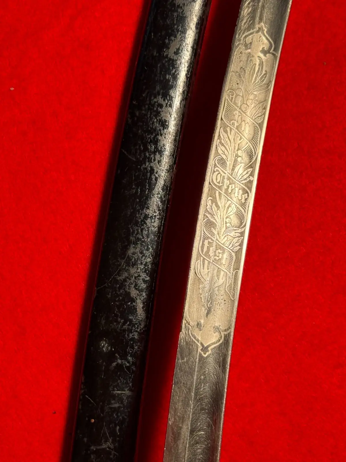 Antique Original WW1 German Bavarian Officer's Sword Engraved - 3