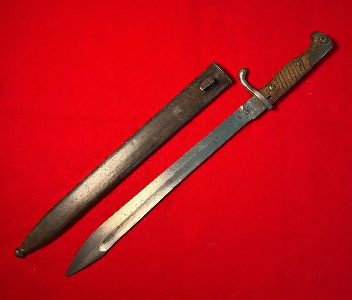 German WWI K98/05 Sawback Removed Bayonet