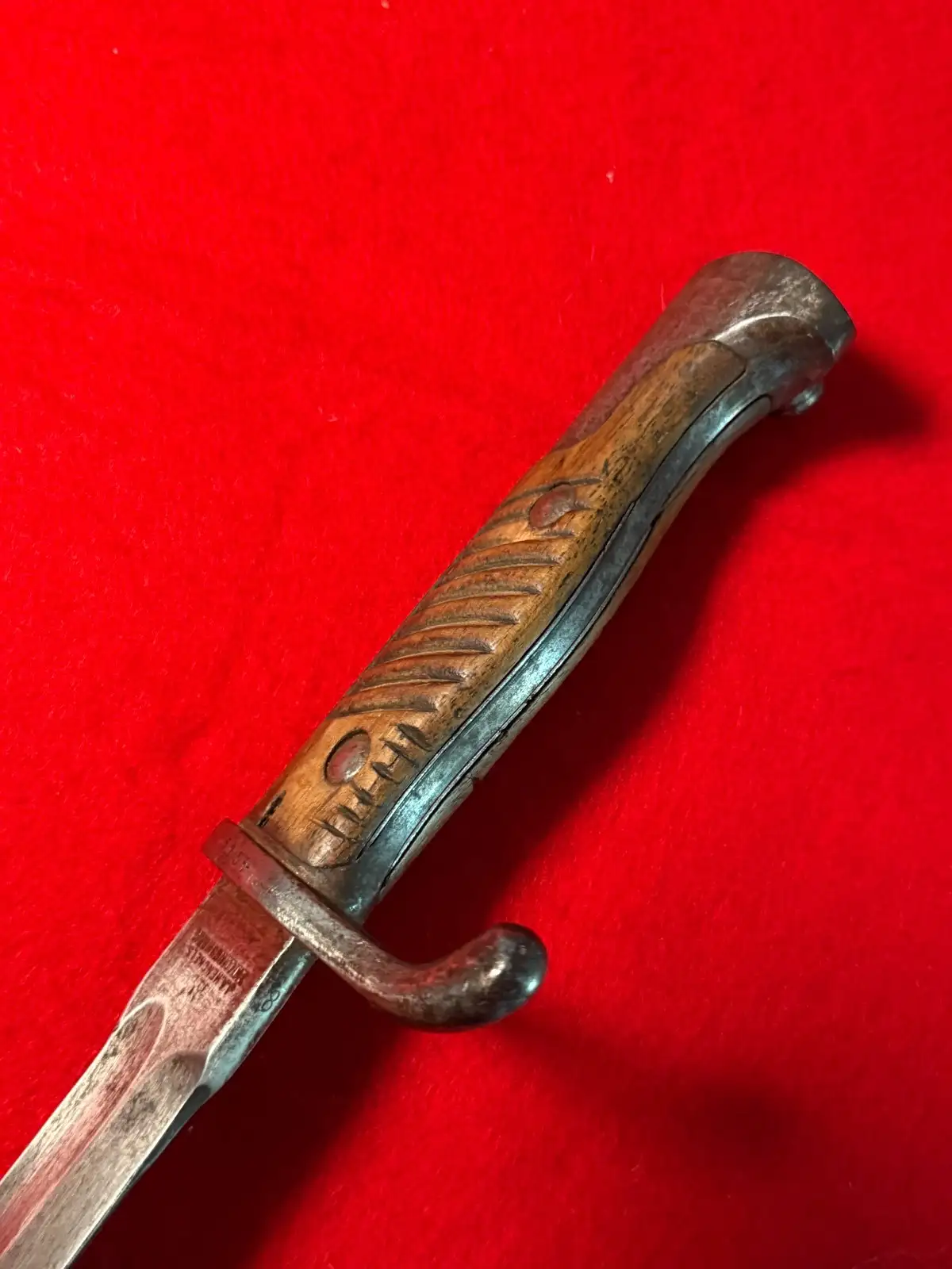 German WWI K98/05 Sawback Removed Bayonet - View 11