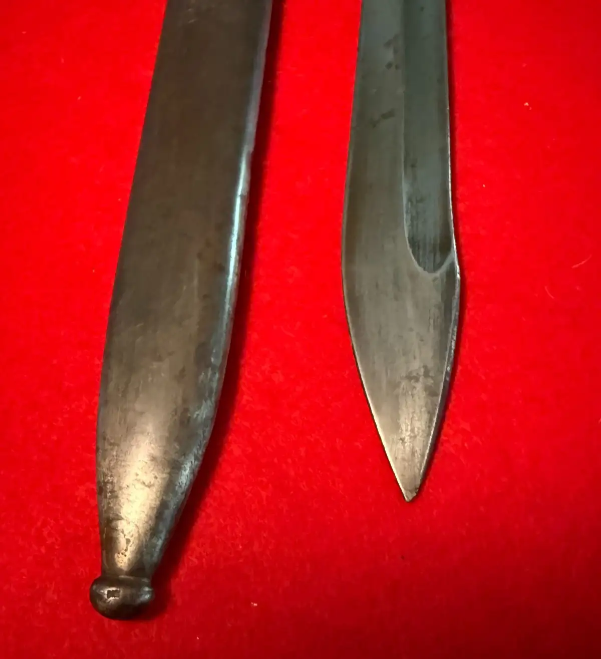 German WWI K98/05 Sawback Removed Bayonet - View 3
