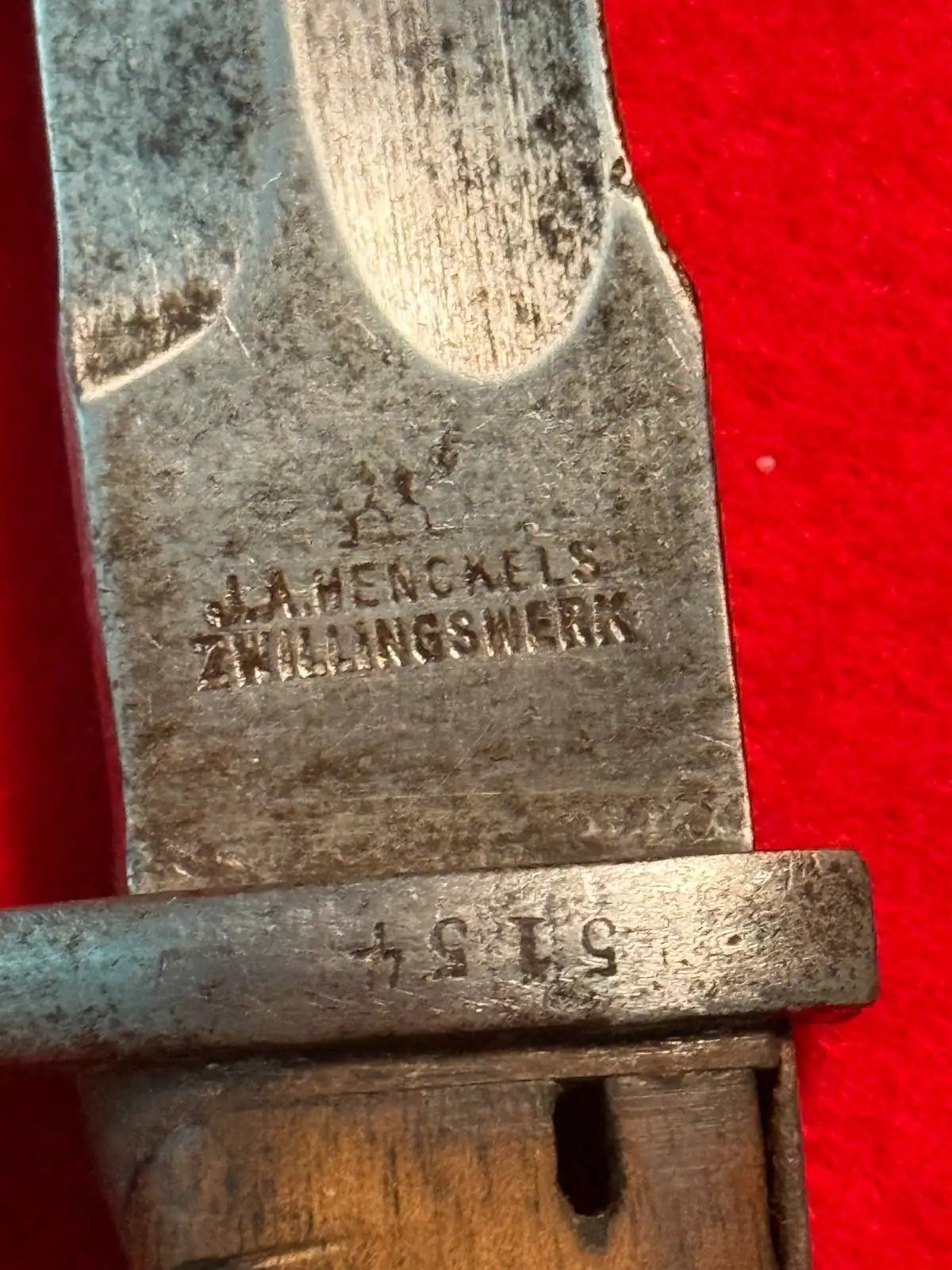 German WWI K98/05 Sawback Removed Bayonet - View 7