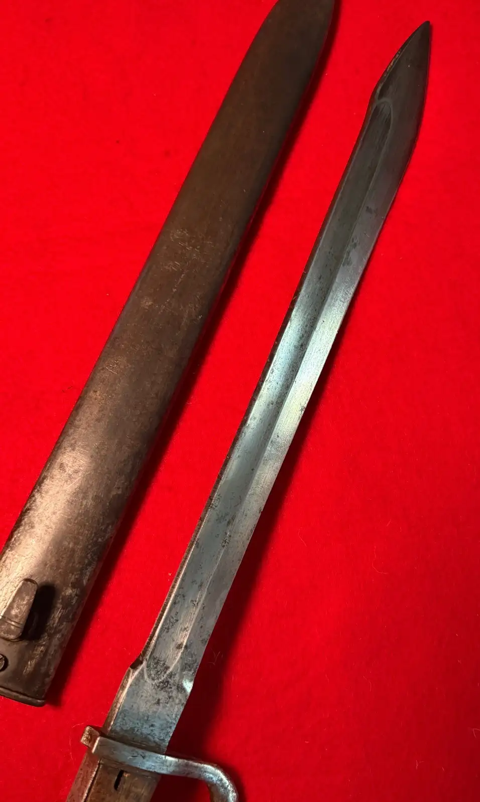 German WWI K98/05 Sawback Removed Bayonet - View 9