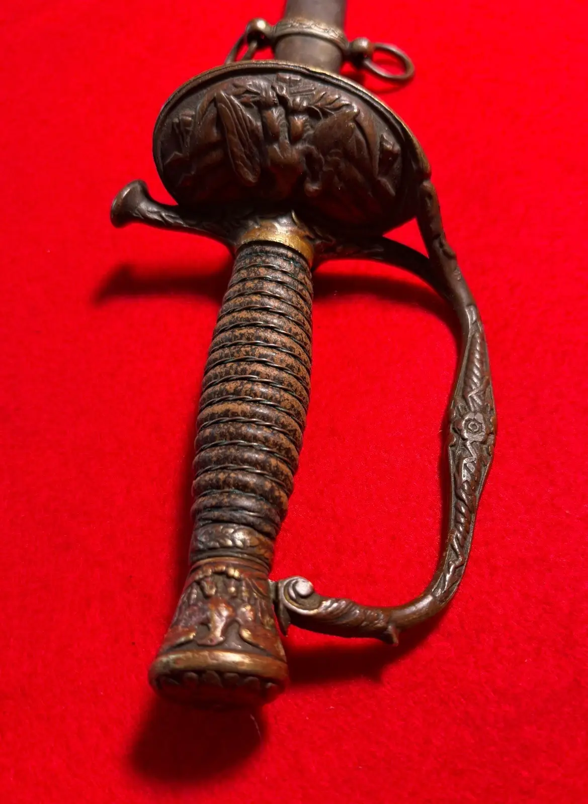 Antique Original Staff & Field Officer's Sword With Scabbard - 17