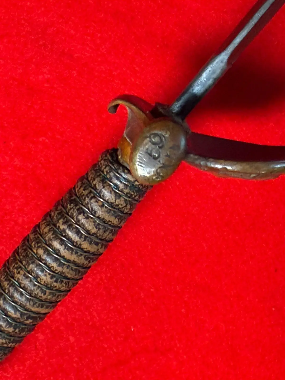 Antique Original Staff & Field Officer's Sword With Scabbard - 18