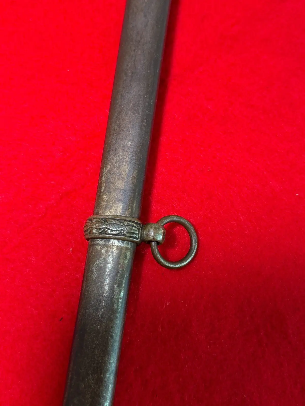 Antique Original Staff & Field Officer's Sword With Scabbard - 19