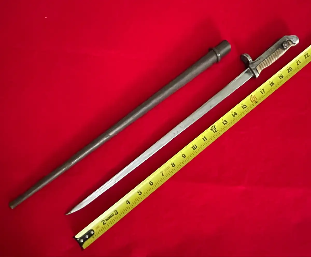 Danish Model 1915 T-Back Bayonet Replica alternate view