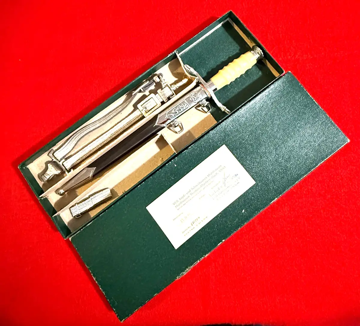 East German Cold War NVA Officer Dagger - View 3
