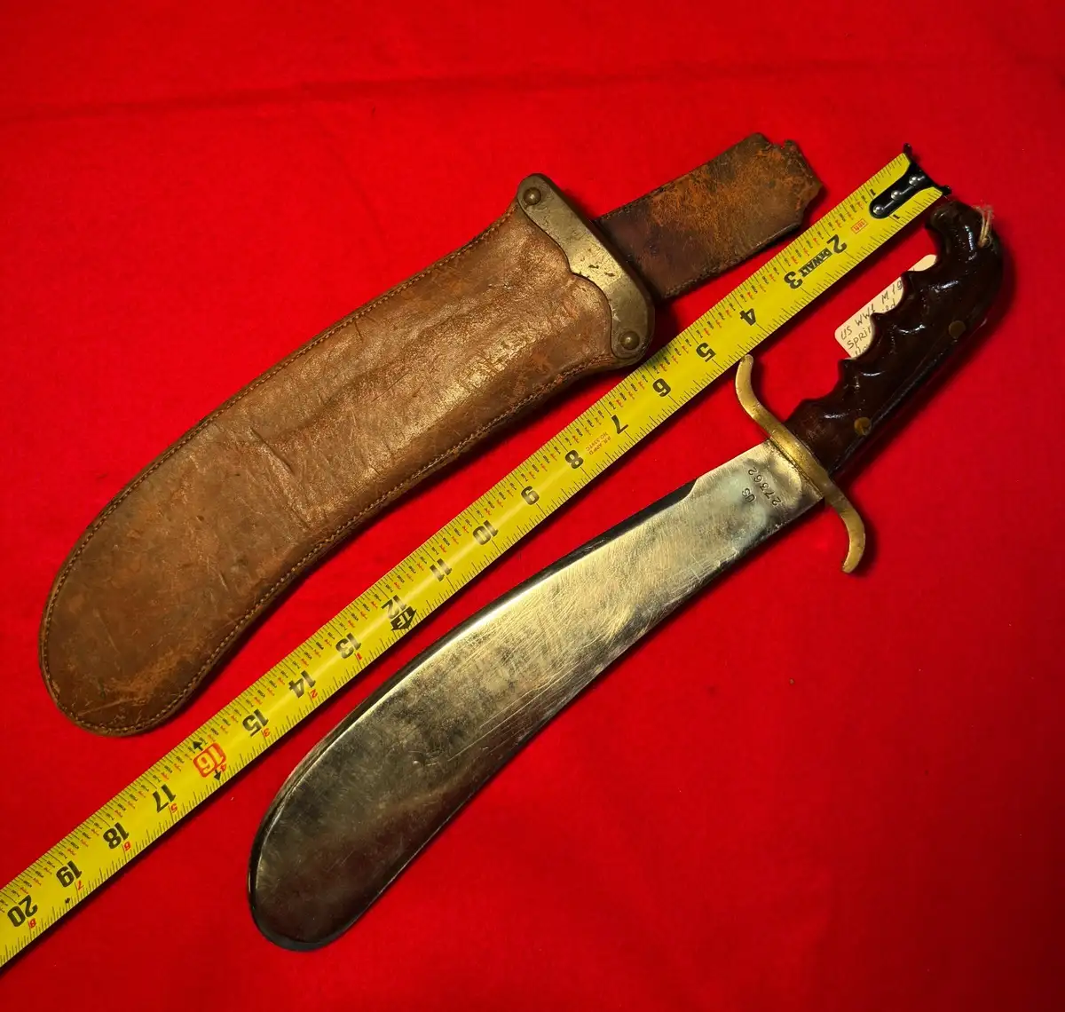 US WWI M1912 Medical Corps Bolo Knife - View 3