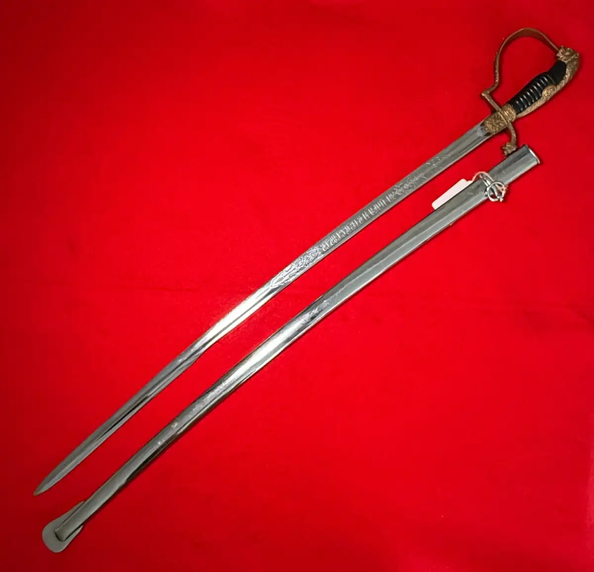 Bulgarian WWII Officer Sword by Eickhorn alternate view
