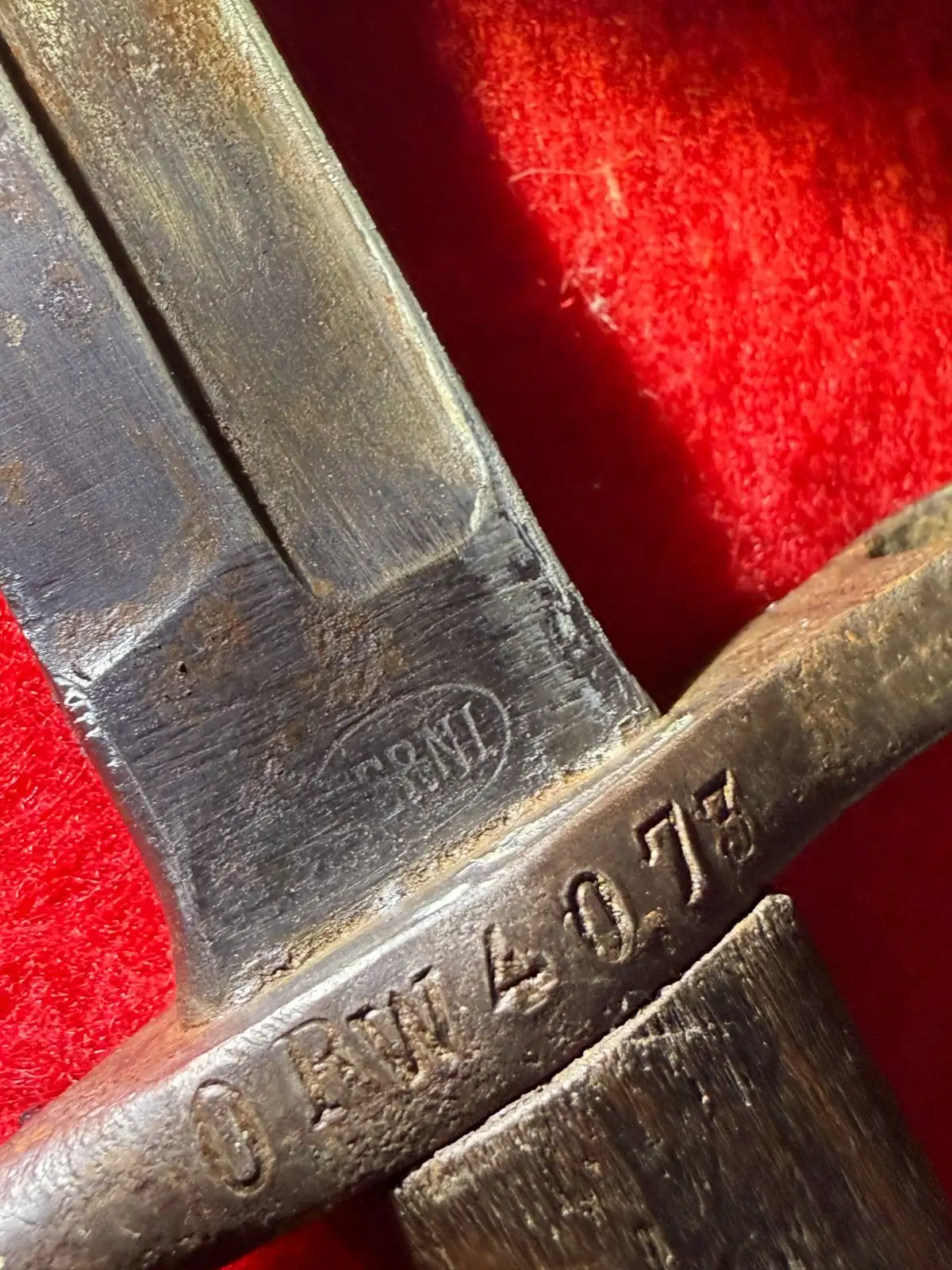 Italian WWI-WWII Carcano Bayonet by Terni - View 7