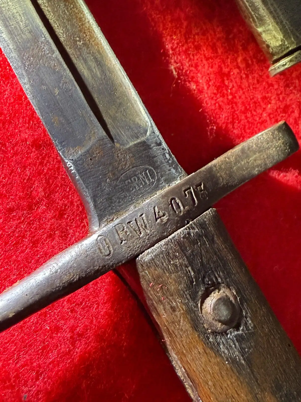 Italian WWI-WWII Carcano Bayonet by Terni - View 8