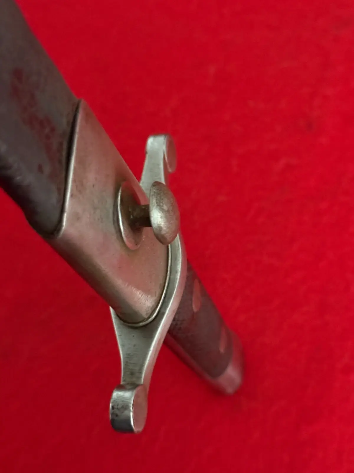 RARE Original Antique WW1 M1873 Spanish Short Artillery Sword - 11