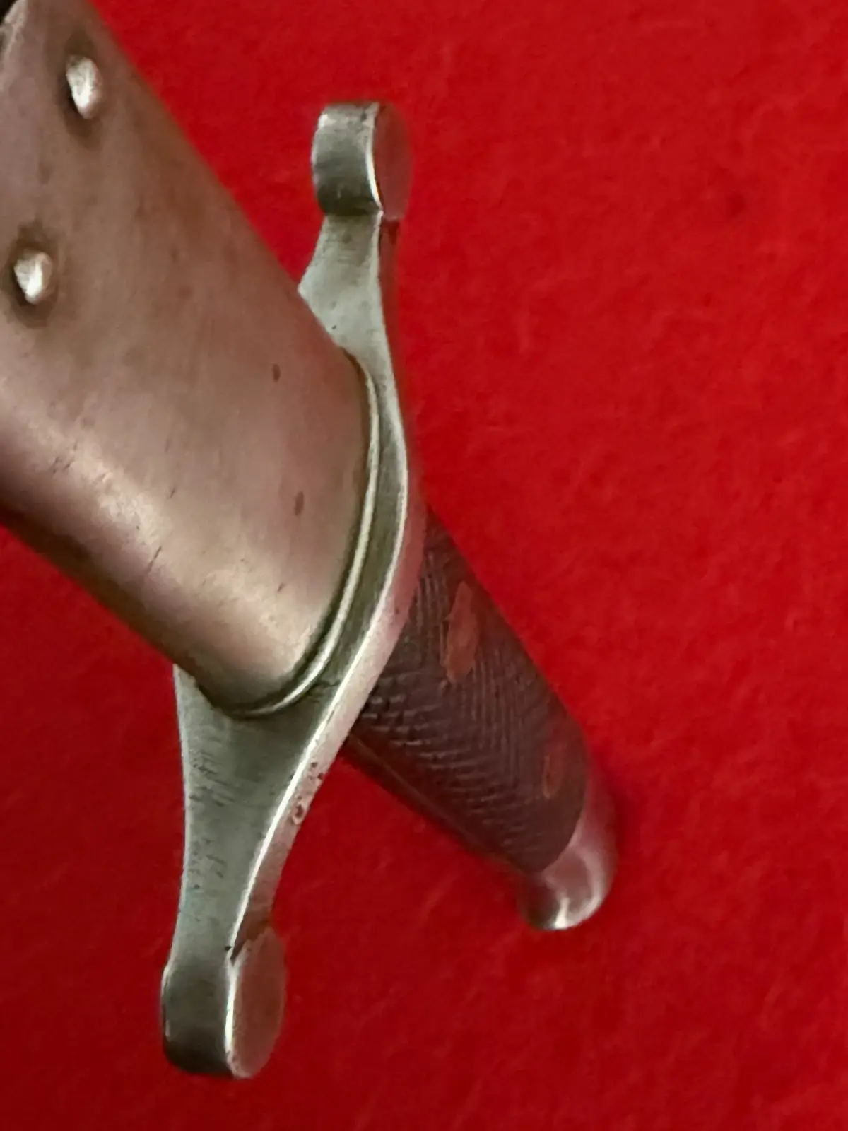 RARE Original Antique WW1 M1873 Spanish Short Artillery Sword - 12