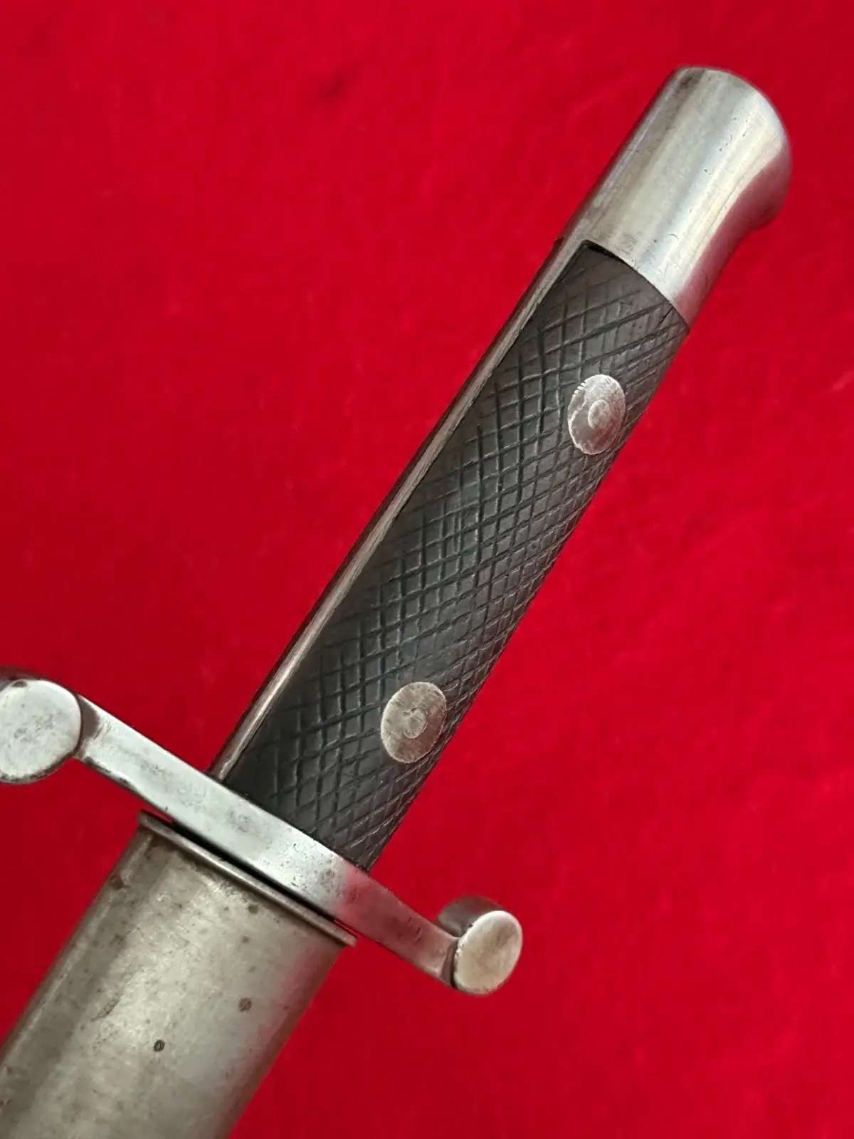 RARE Original Antique WW1 M1873 Spanish Short Artillery Sword - 14