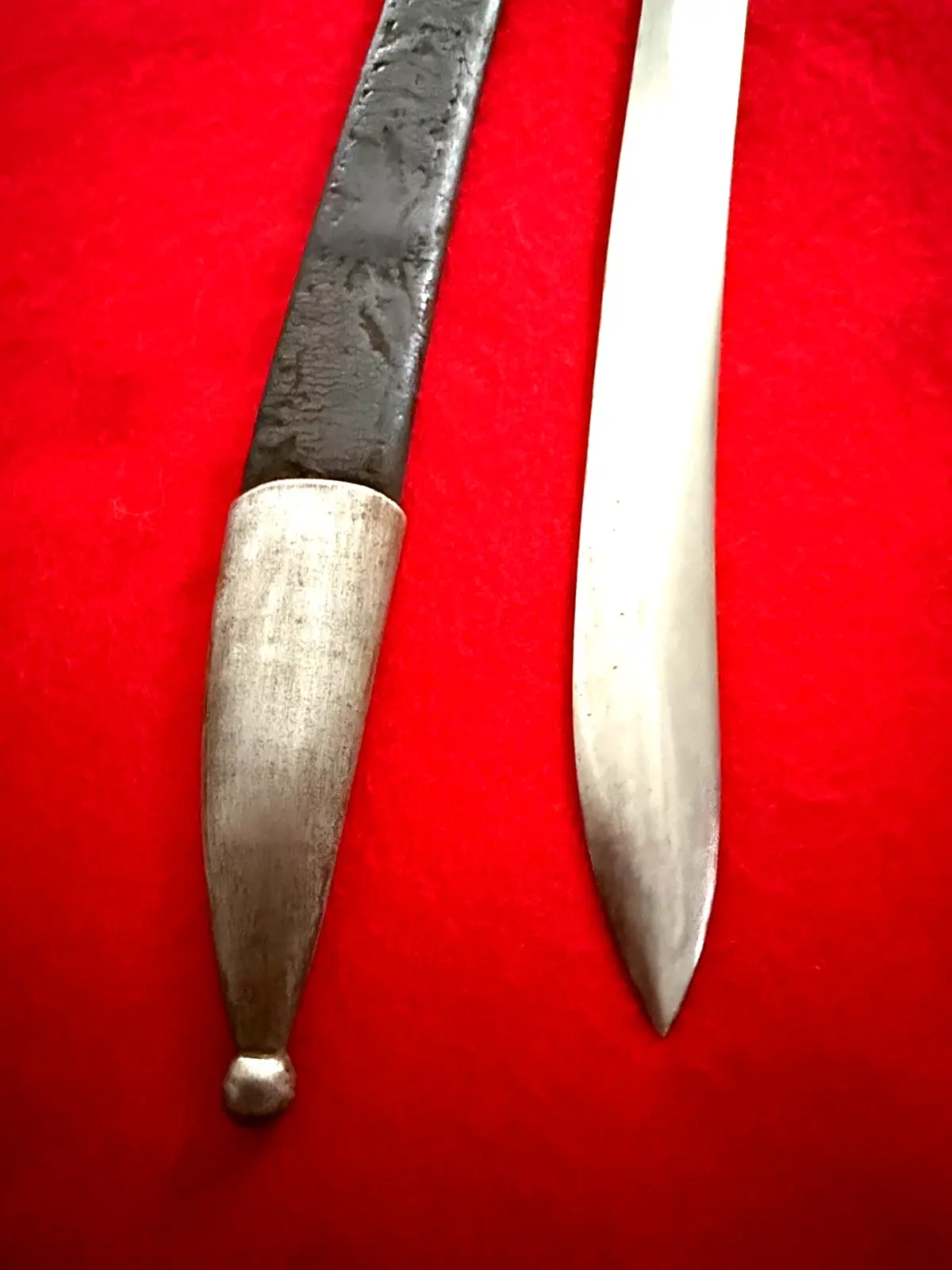 RARE Original Antique WW1 M1873 Spanish Short Artillery Sword - 3