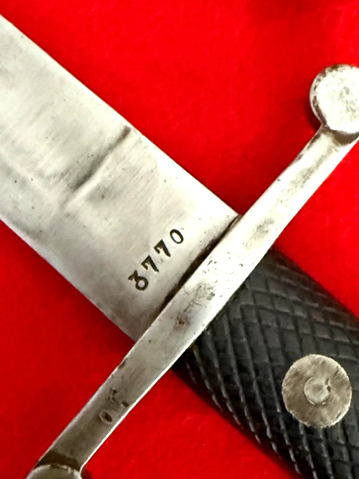 RARE Original Antique WW1 M1873 Spanish Short Artillery Sword - 7