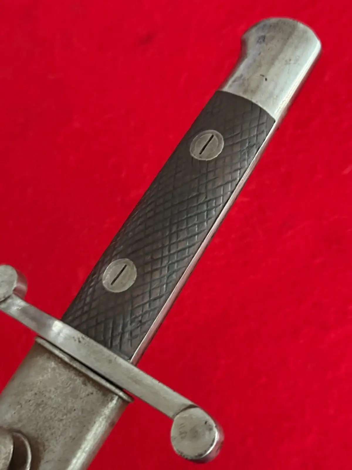 RARE Original Antique WW1 M1873 Spanish Short Artillery Sword - 9