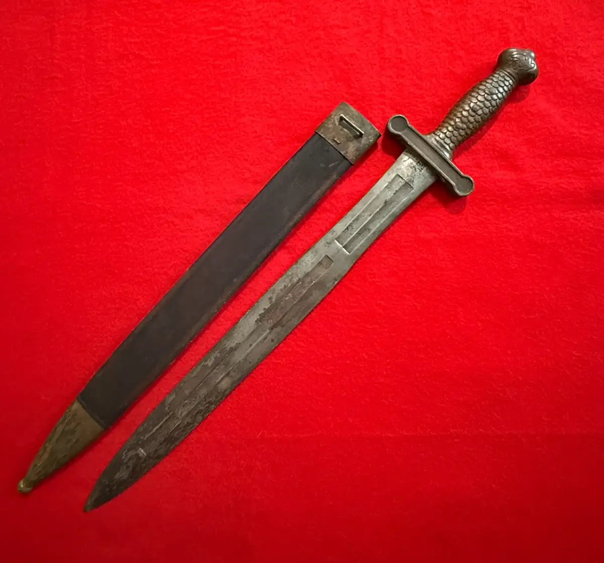 US Civil War Ames Artillery Short Sword alternate view