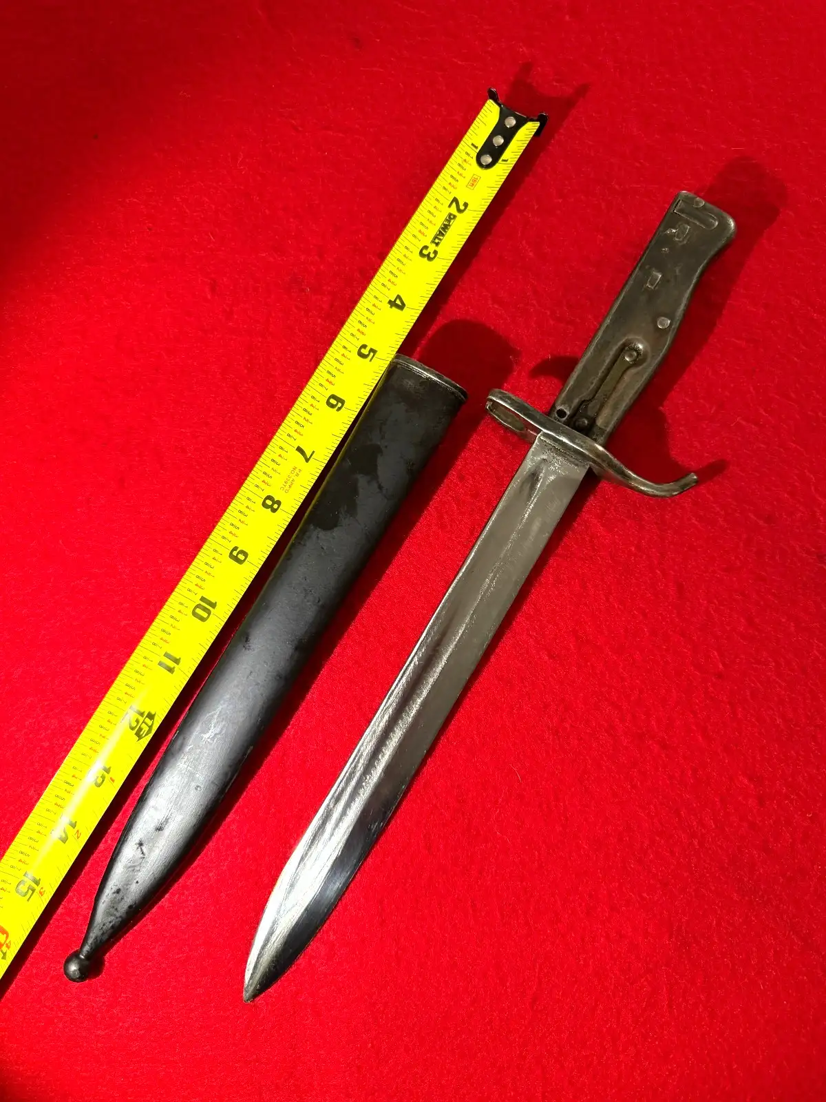 German WWI Gewehr 98 Ersatz Bayonet alternate view