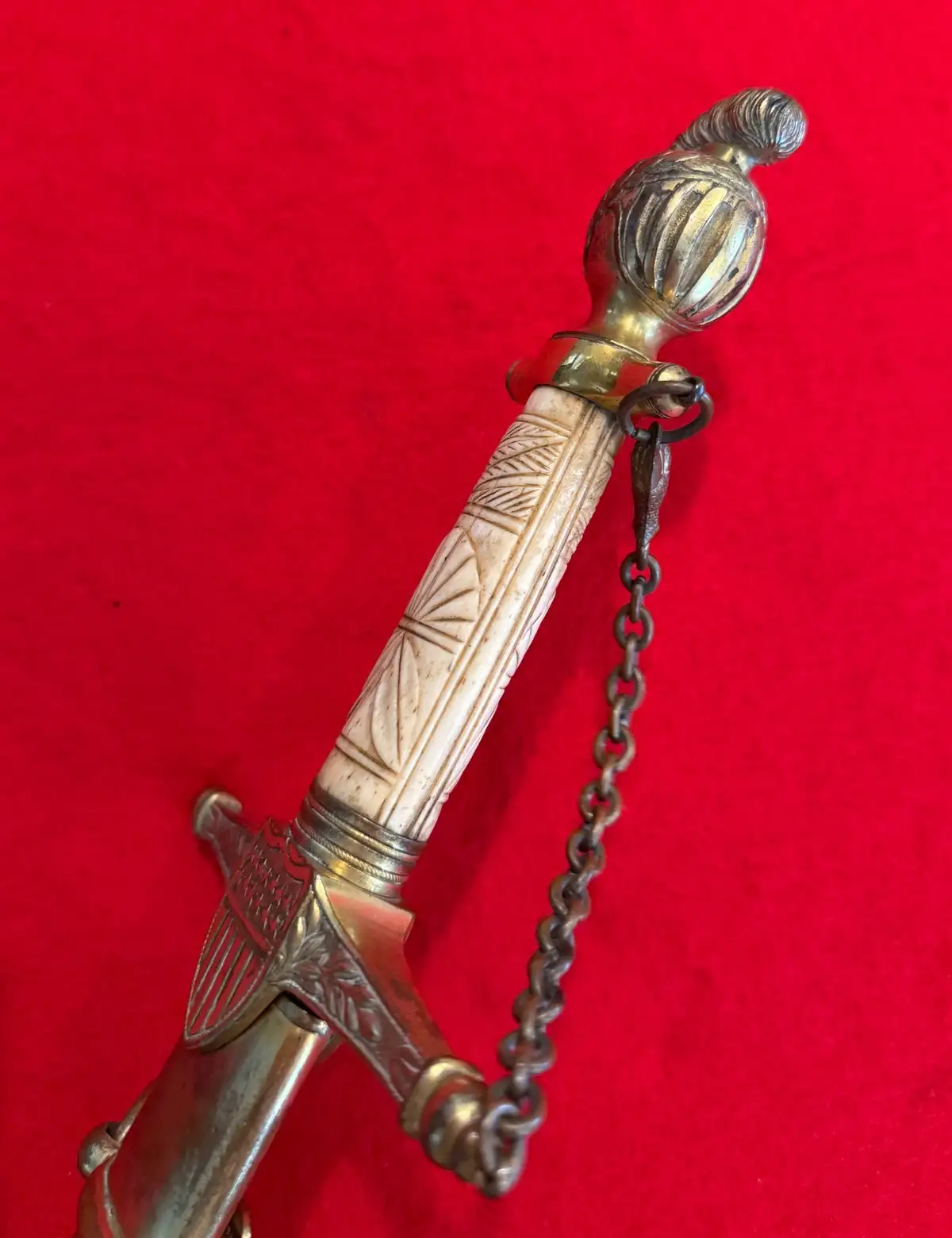 US Civil War M1850 Militia Officer Sword - View 15