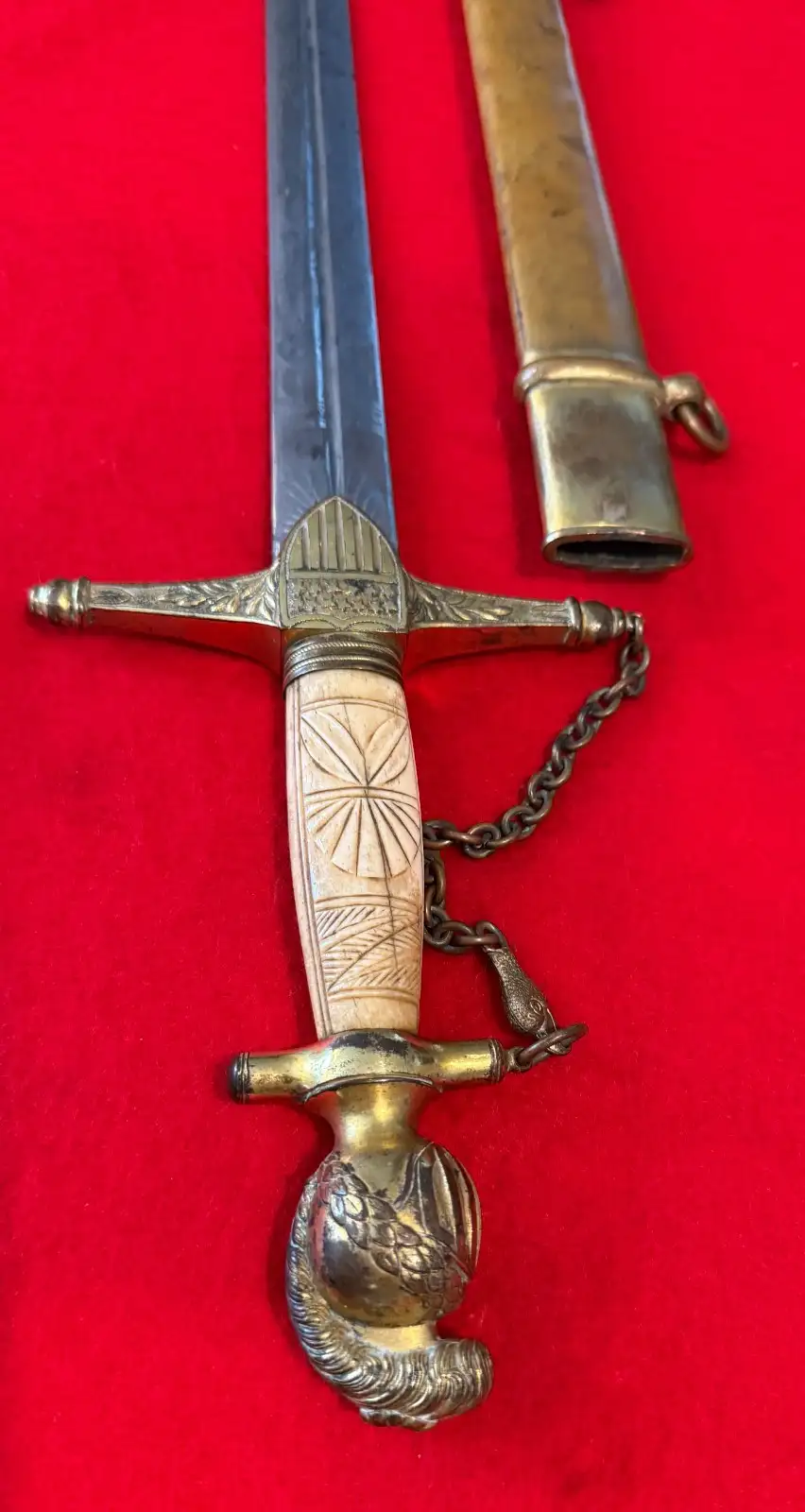 US Civil War M1850 Militia Officer Sword - View 16