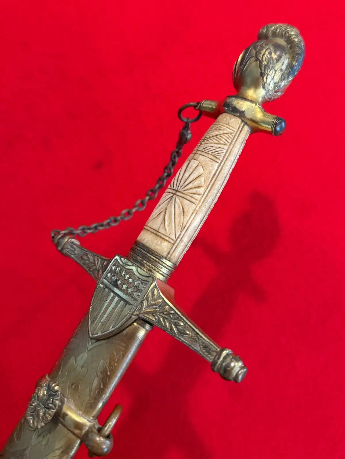 US Civil War M1850 Militia Officer Sword - View 18