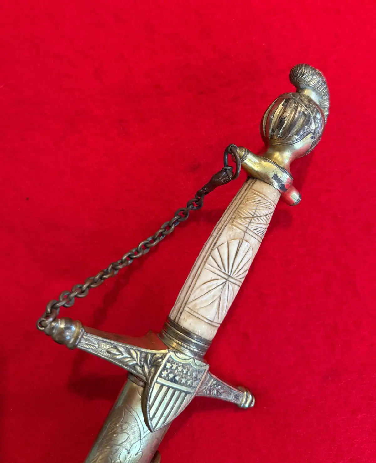 US Civil War M1850 Militia Officer Sword - View 19
