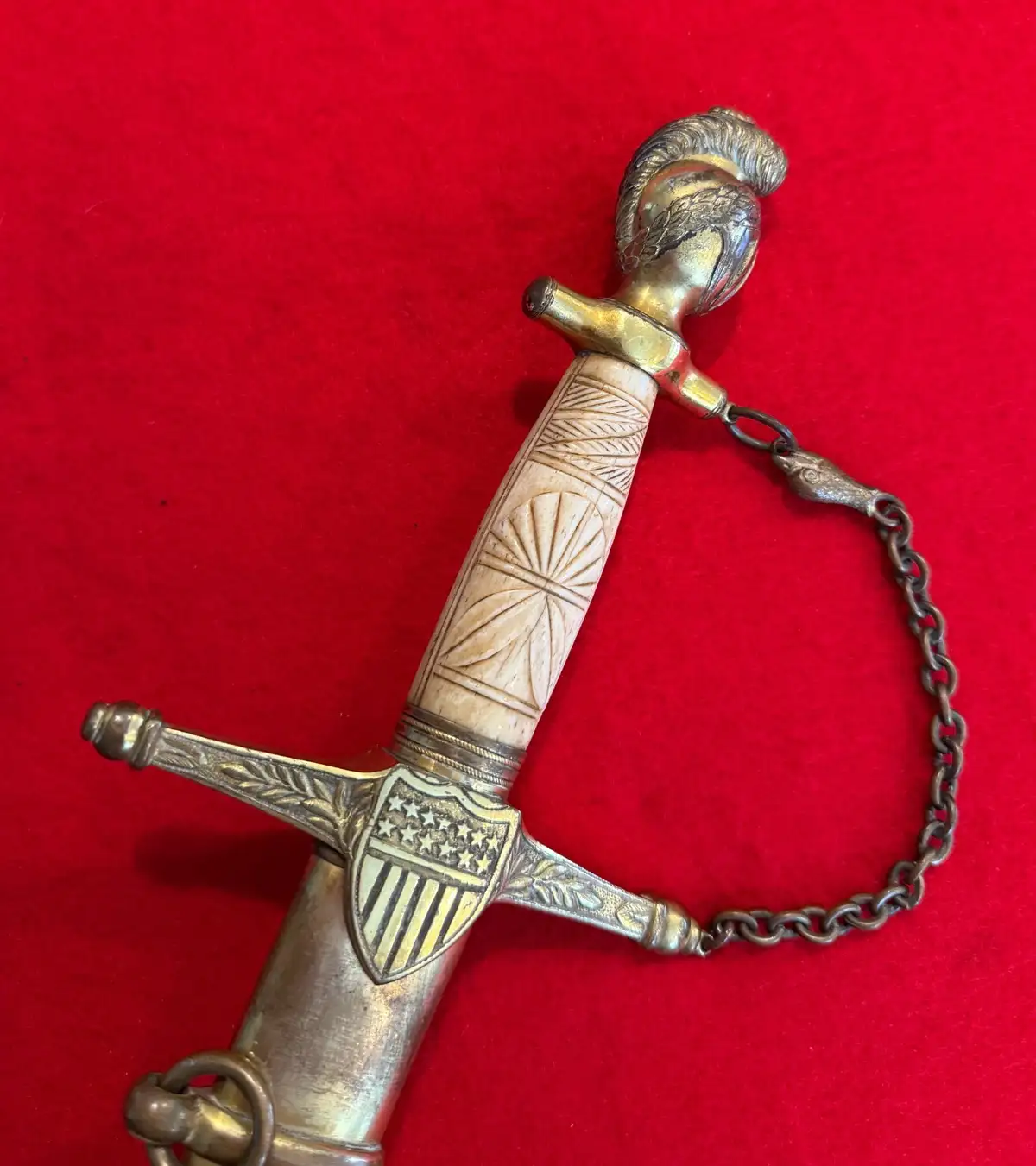 US Civil War M1850 Militia Officer Sword - View 20