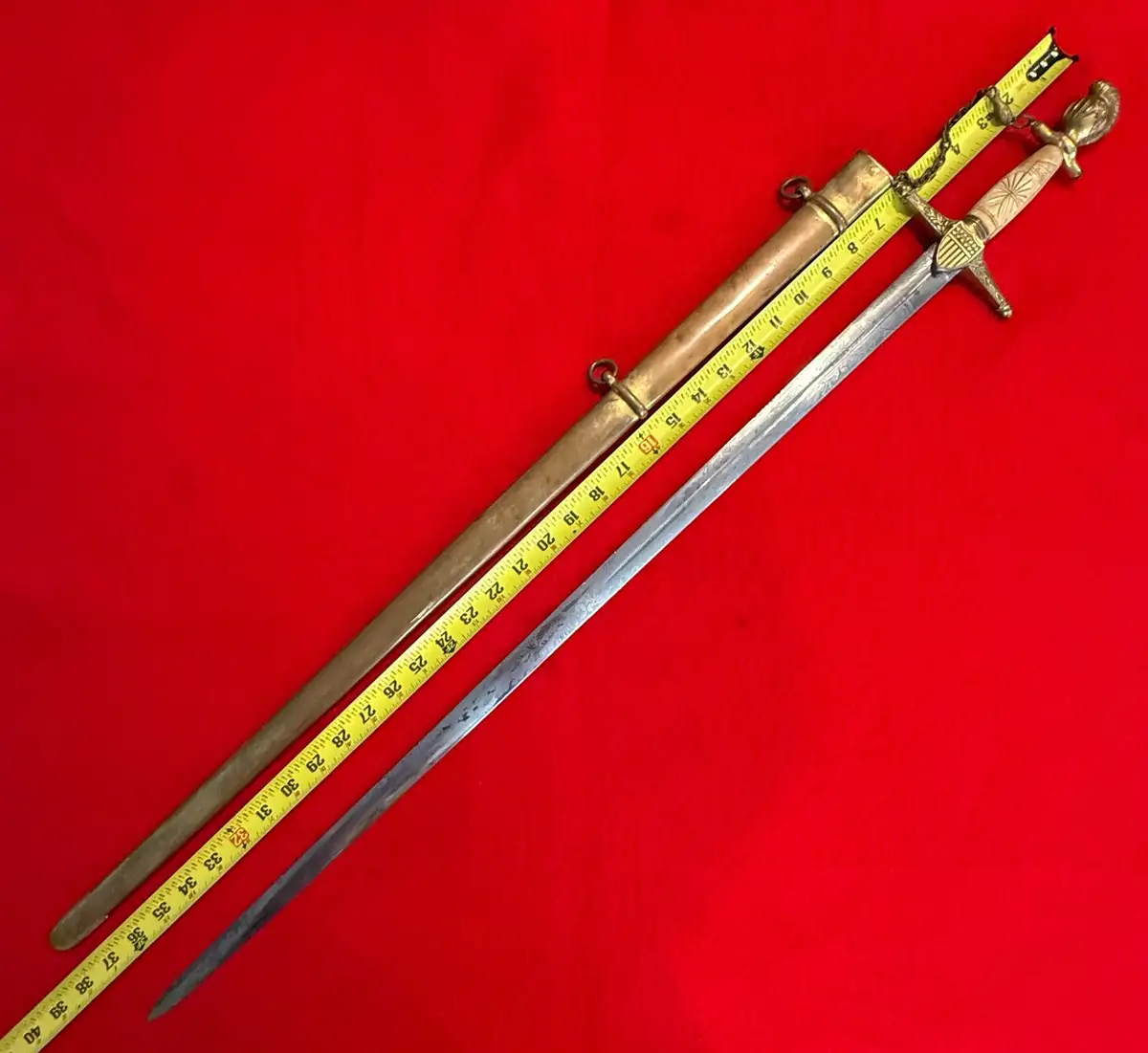 US Civil War M1850 Militia Officer Sword - View 3