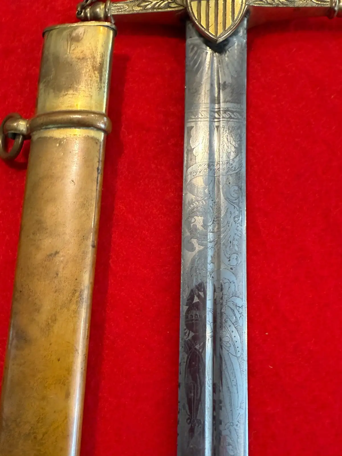 US Civil War M1850 Militia Officer Sword - View 7