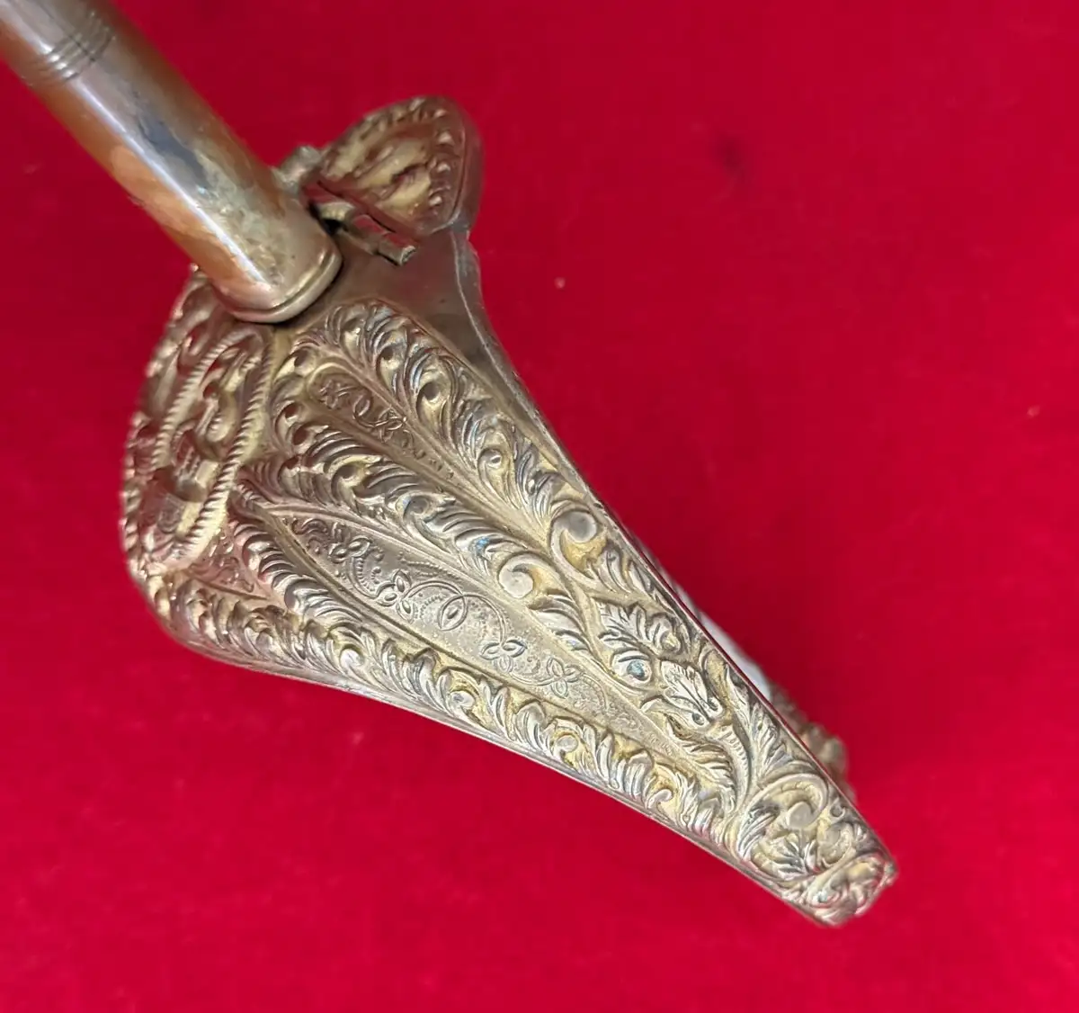 German WWI Damascus Navy Lion Head Sword - View 16