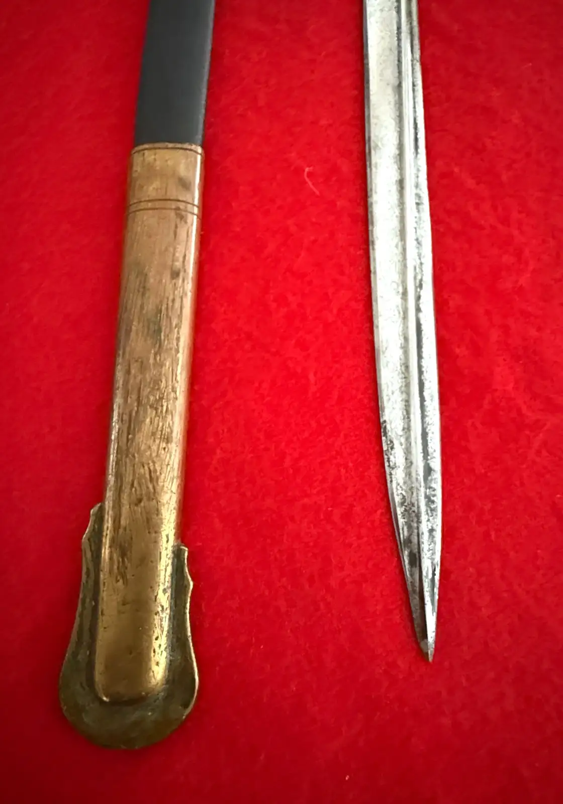 German WWI Damascus Navy Lion Head Sword - View 7