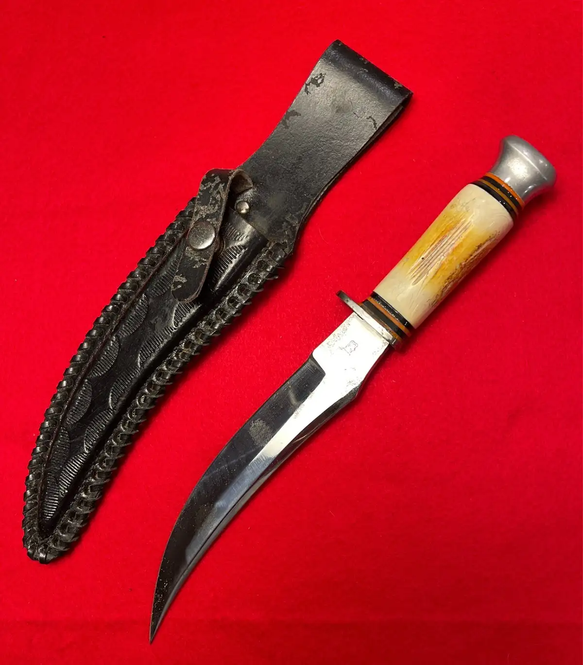 German Mid-20th Century Stag Horn Knife alternate view
