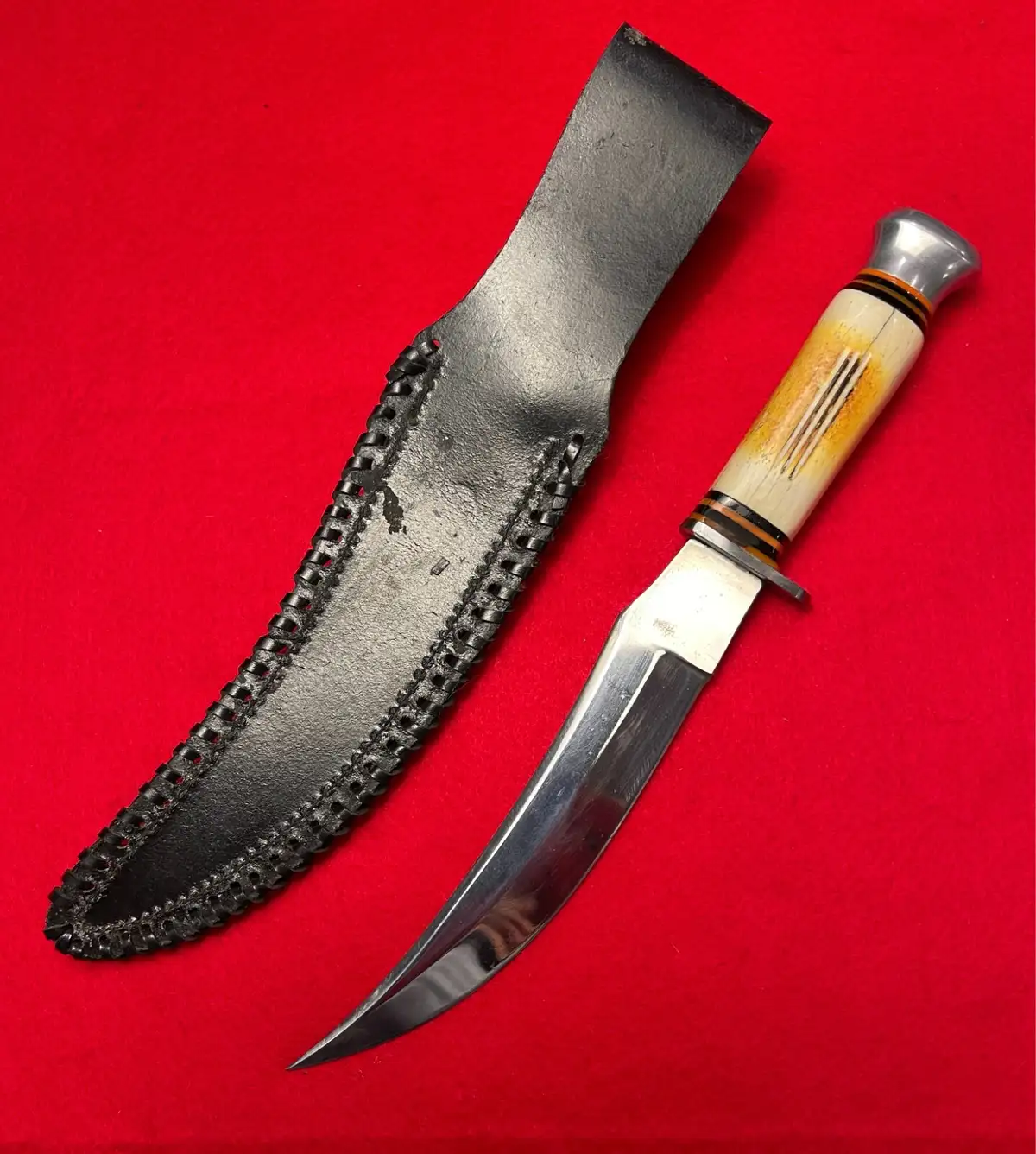 German Mid-20th Century Stag Horn Knife - View 3