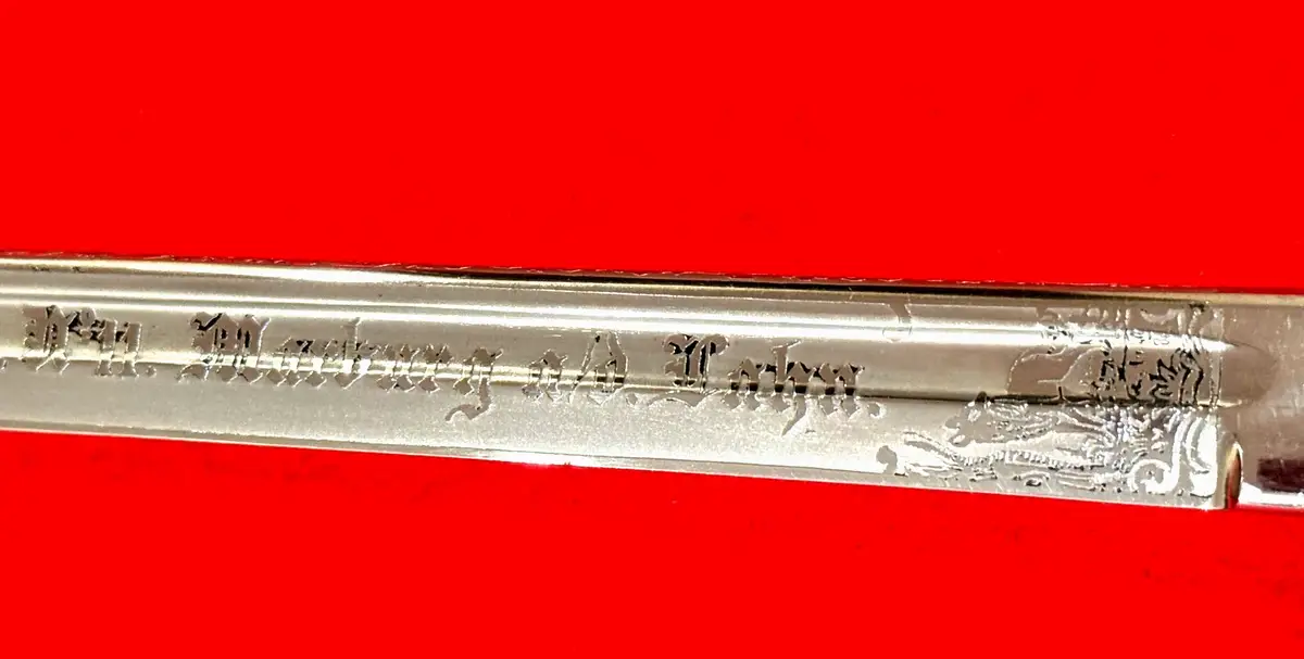 Rare Original Imperial German WWI M1898 Bayonet Engraved - 12