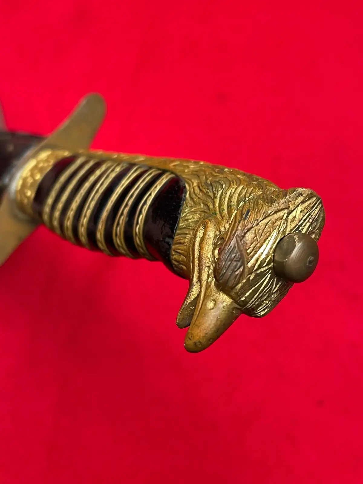 Italian WWII Fascist Eagle Head Dagger - View 11