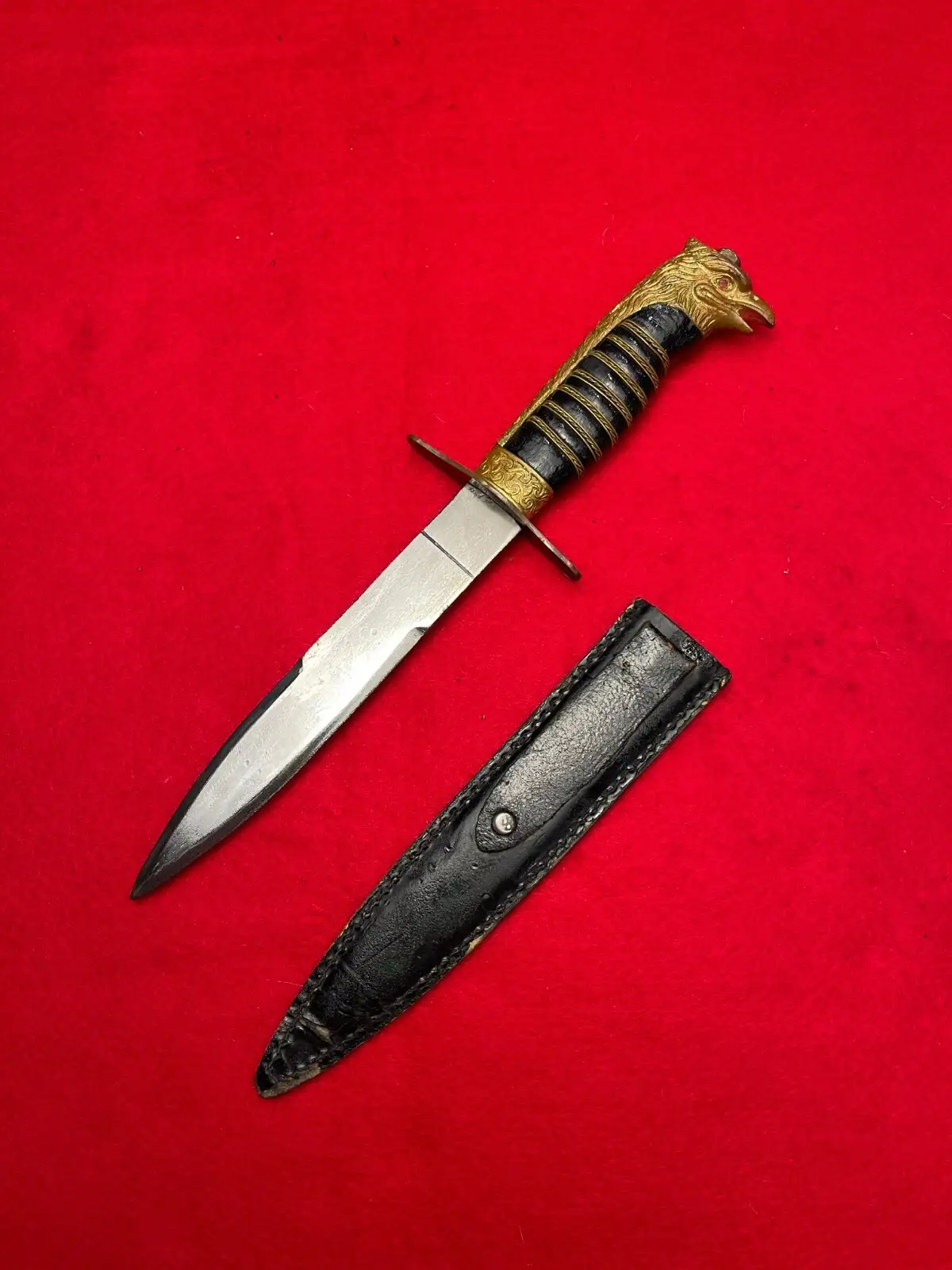 Italian WWII Fascist Eagle Head Dagger - View 3
