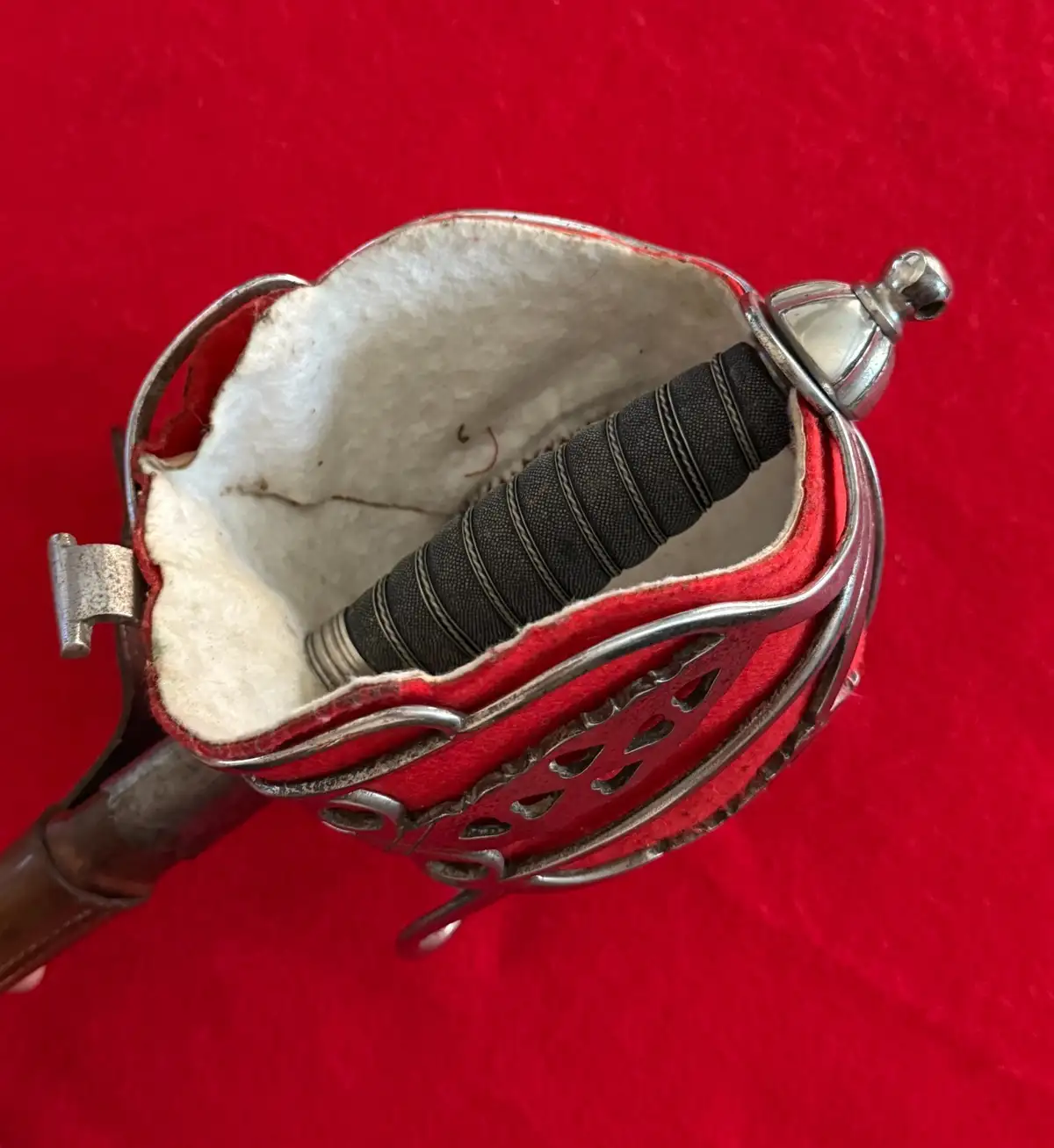 Scottish Edwardian Basket Hilt Officer Sword - View 13