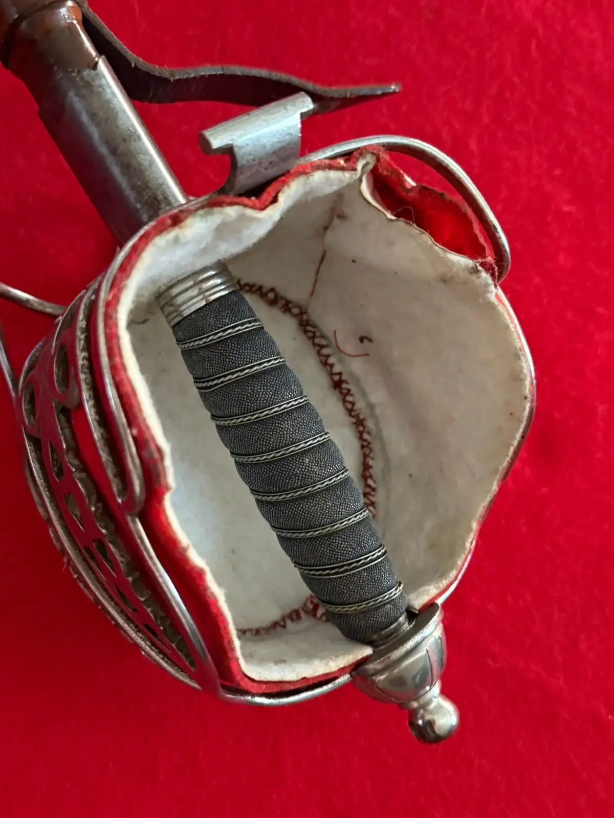 Scottish Edwardian Basket Hilt Officer Sword - View 15