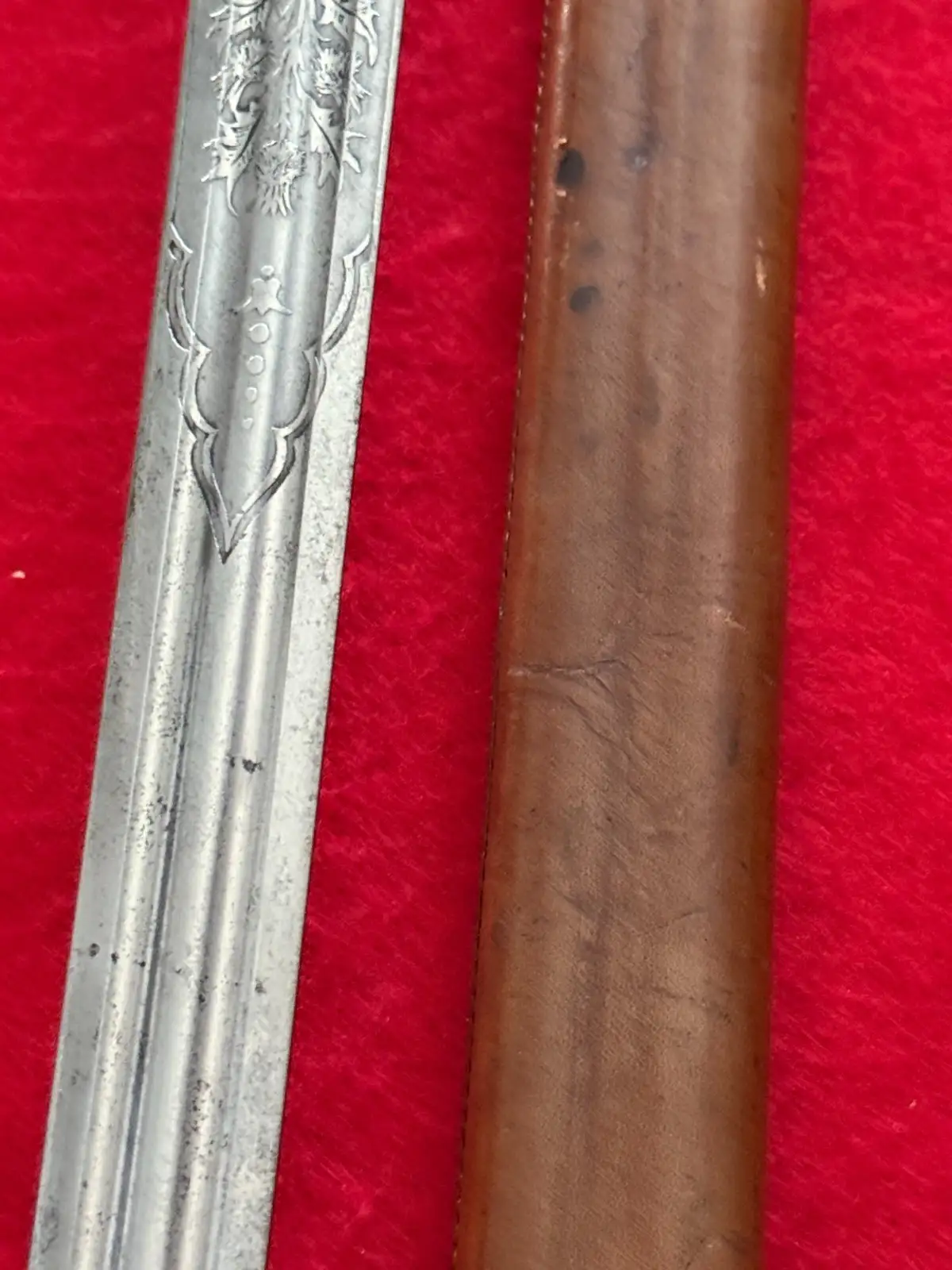 Scottish Edwardian Basket Hilt Officer Sword - View 5