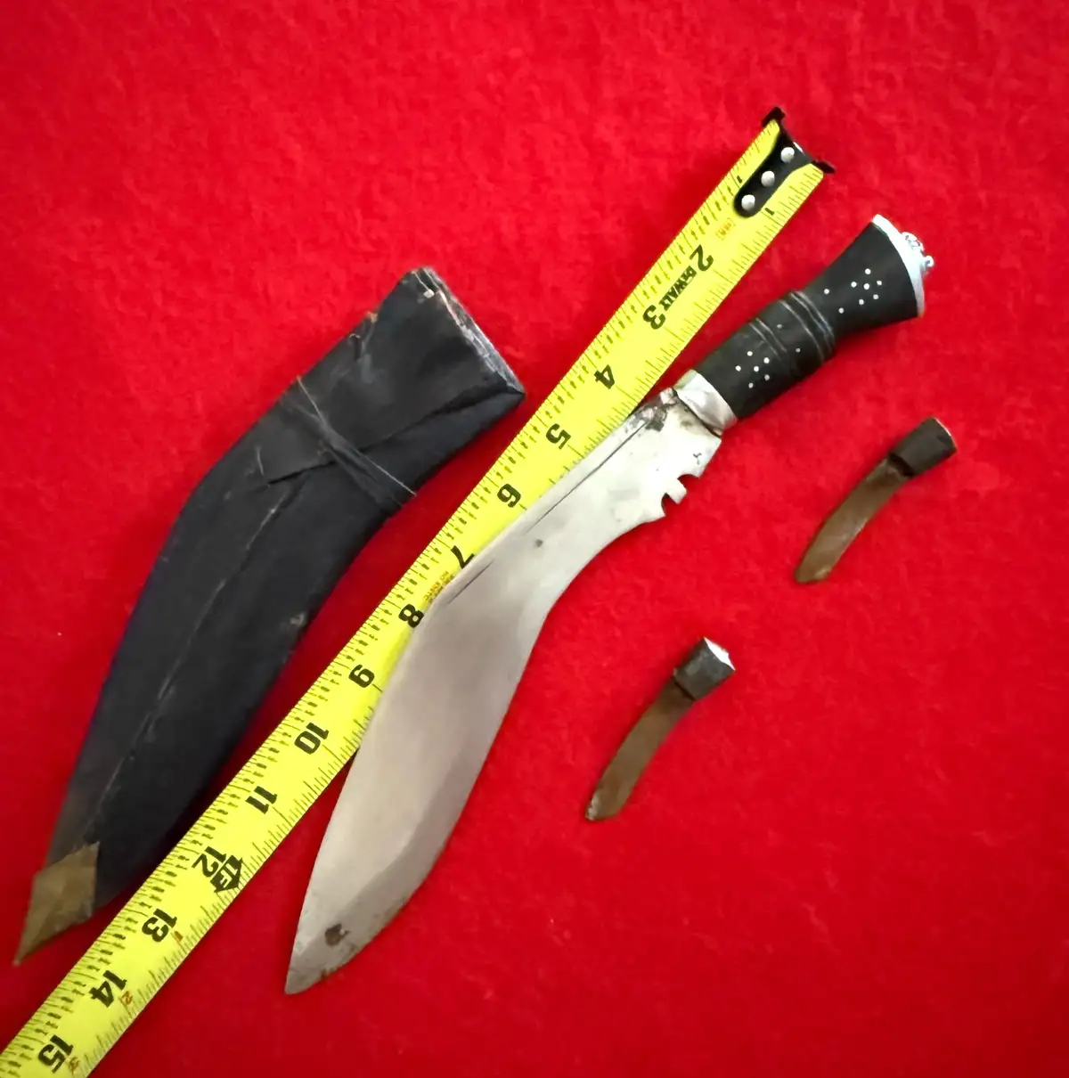 Nepalese 20th Century Gurkha Military Kukri Knife alternate view
