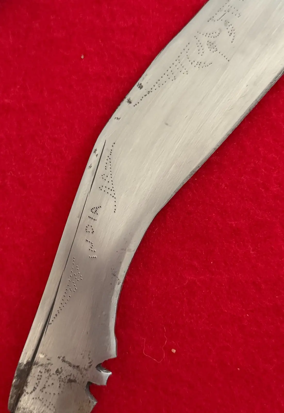 Nepalese 20th Century Gurkha Military Kukri Knife - View 8