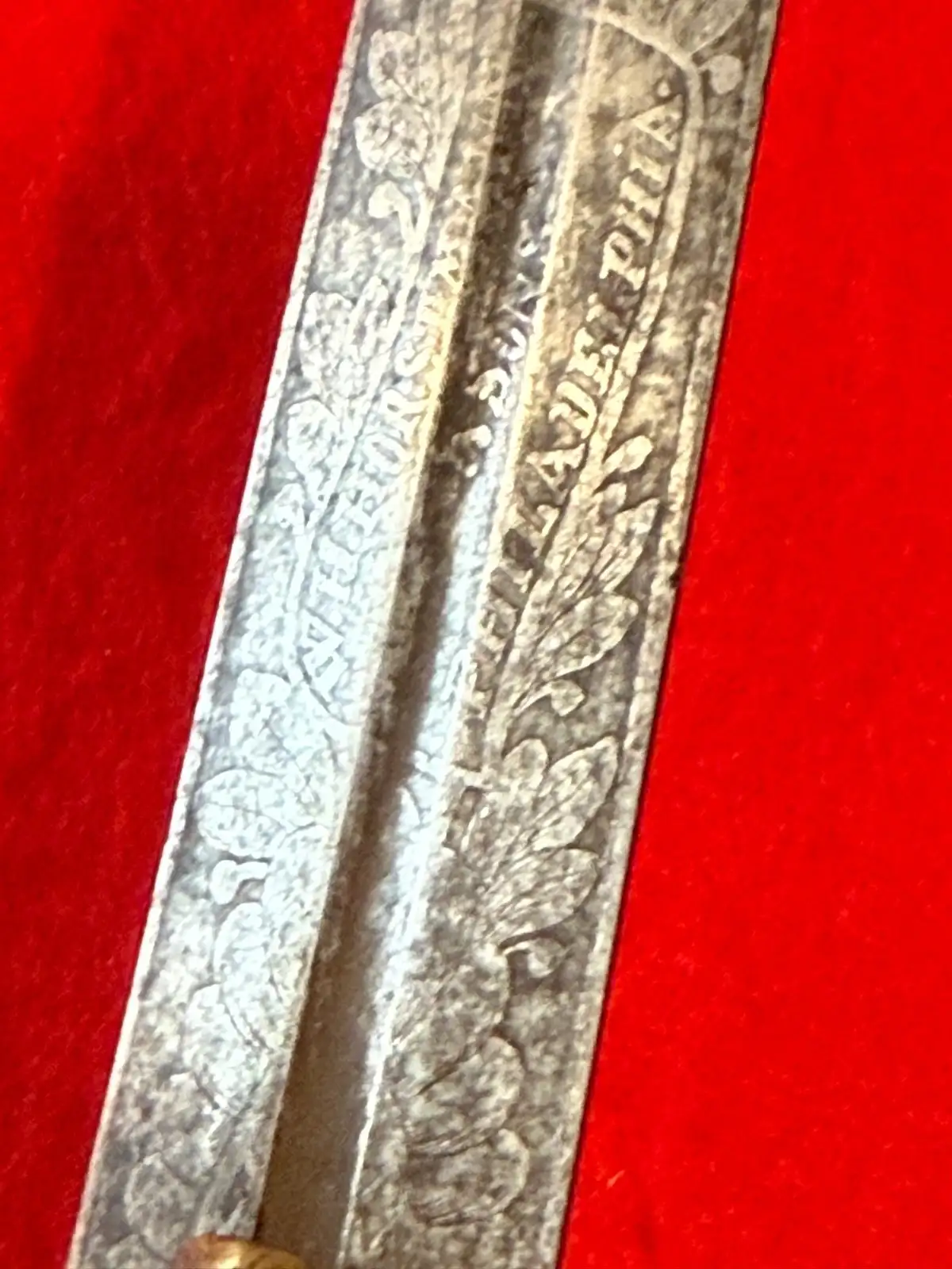 US Mexican War Model 1840 Staff Officer Sword - View 10
